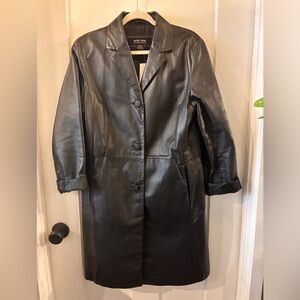 New York & Company Black Leather Jacket